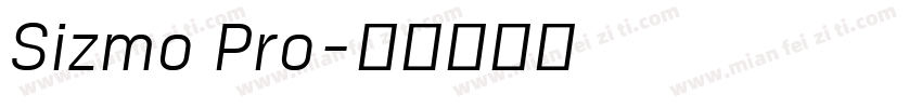 Sizmo Pro字体转换